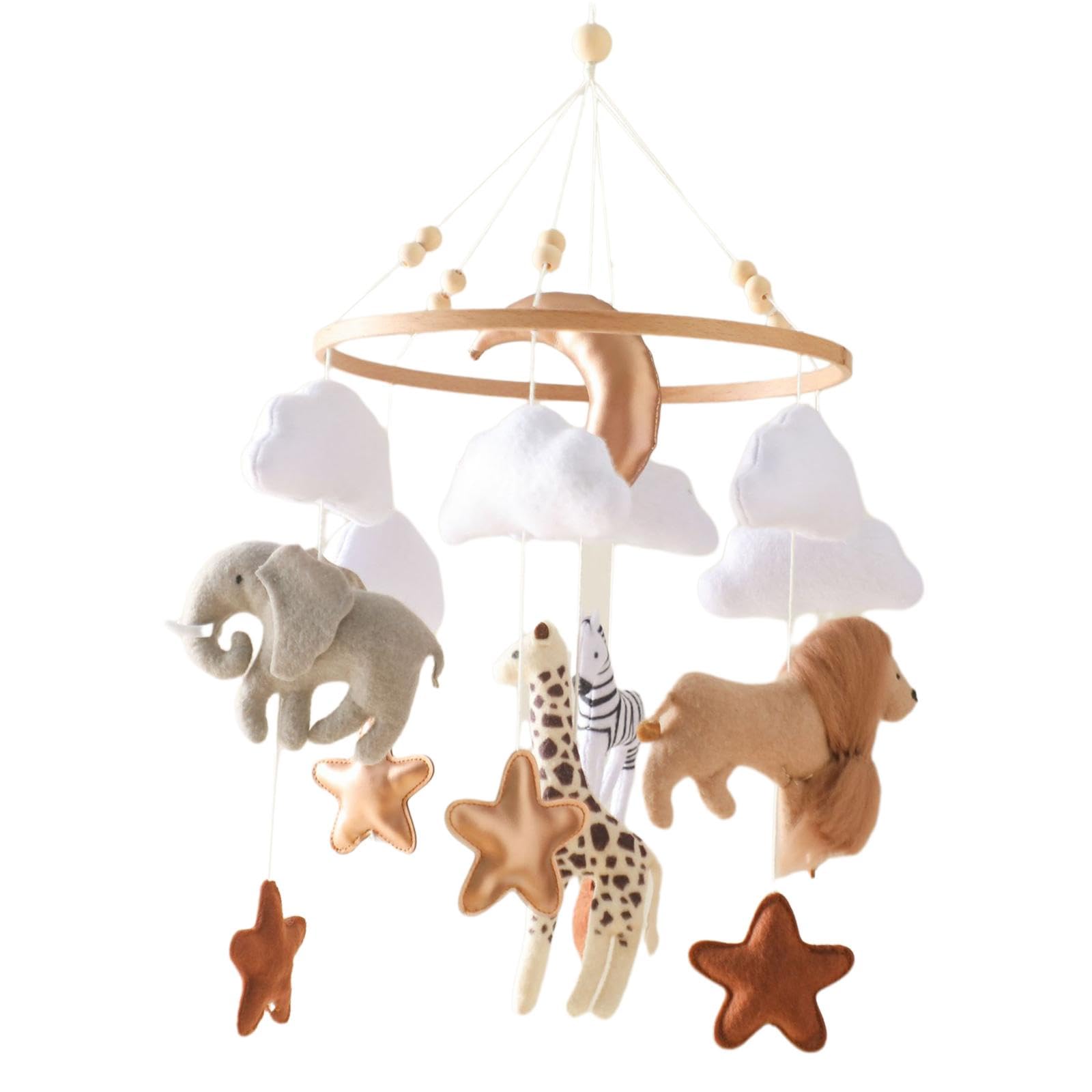 Ornamento Mobile per Culla, Campanellino per Letto, Giocattolo Sensoriale Nordico, Sonagli per Culla per Bambine E Bambini, Decorazioni per La Casa, R