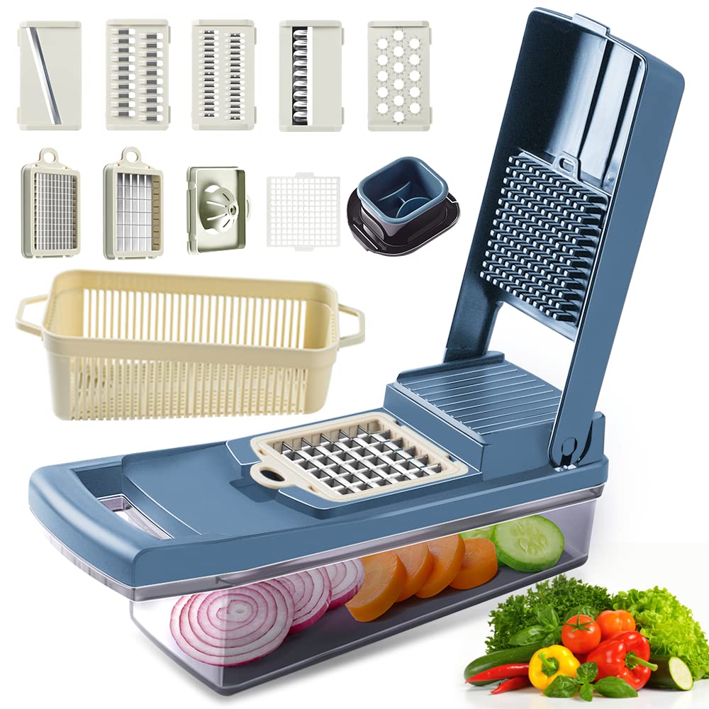 OuYteu Vegetable Chopper Dicer Onion Chopper, 15 in 1 Food Chopper