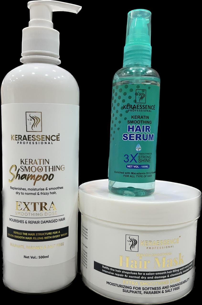 KERAESSENCE PROFESSIONAL SHAMPOO MASK AND SERUM SET OF 3