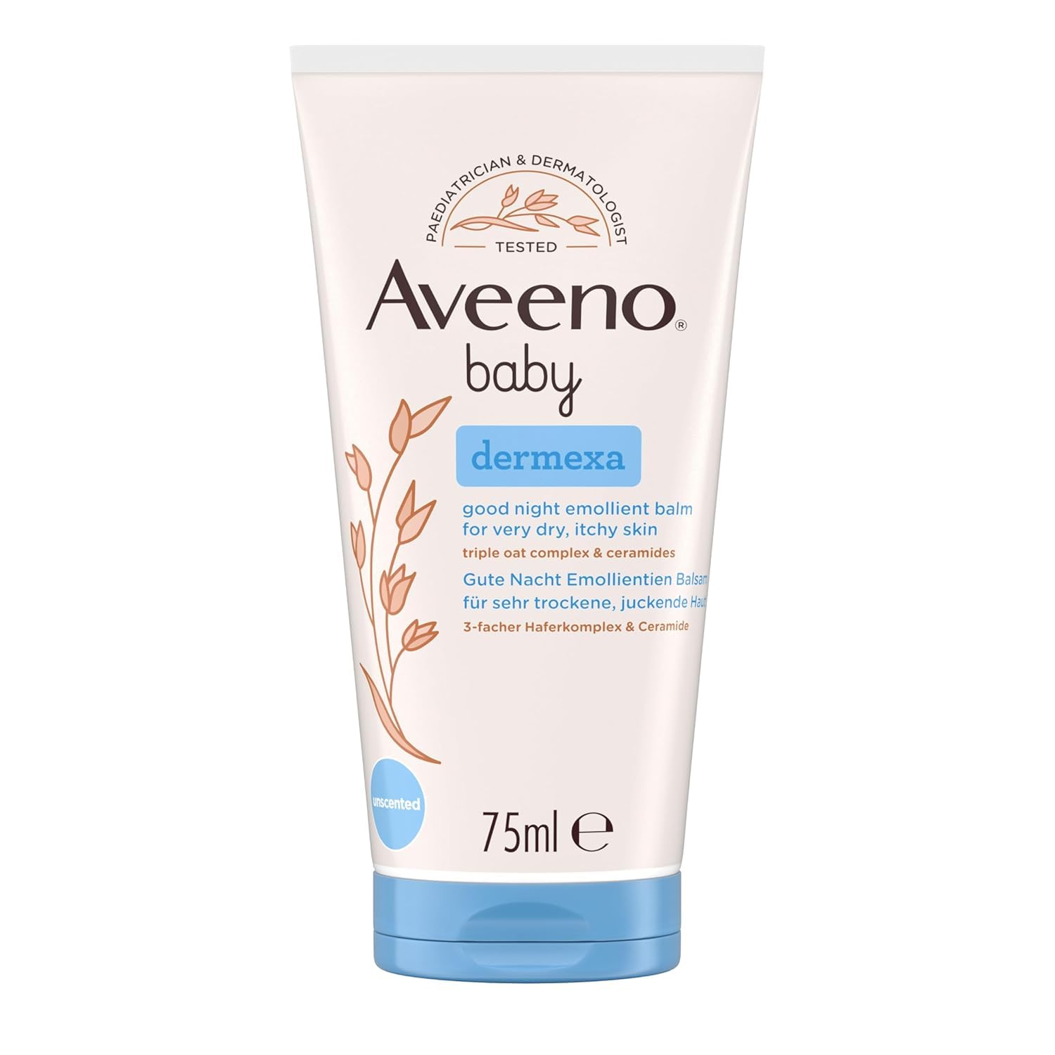 Aveeno Dermexa Gute Nacht Emollientien Balsam + 75 ml