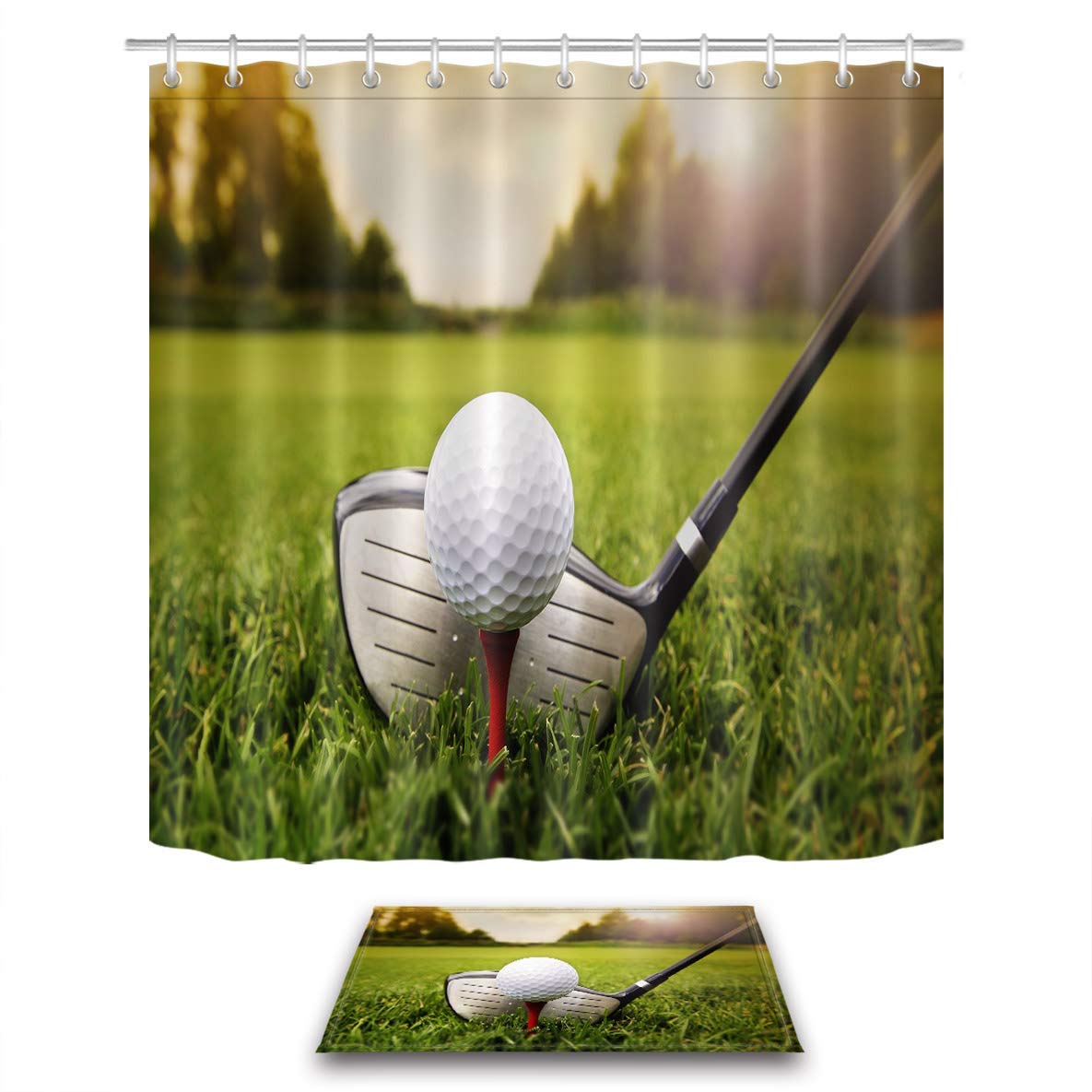Golf Shower Curtains Curtains & Drapes