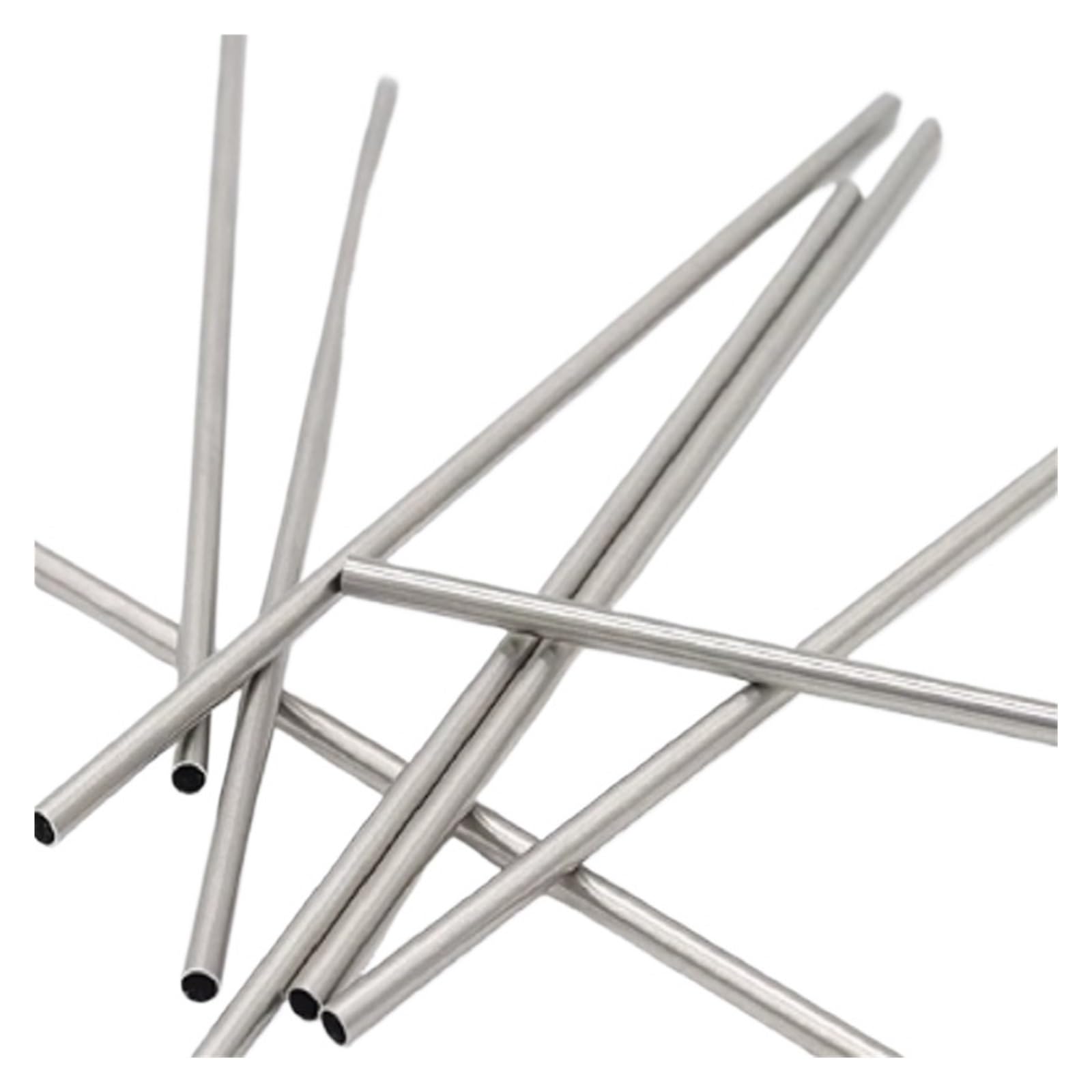 Stainless Steel Capilar Tubes Stainless Steel Capillary Pipe Metal Tubes Fitting OD 0.3-48mm Length 100mm 250mm 500mm for Plumbing(Length 250mm,6x1.5mm 1pc)