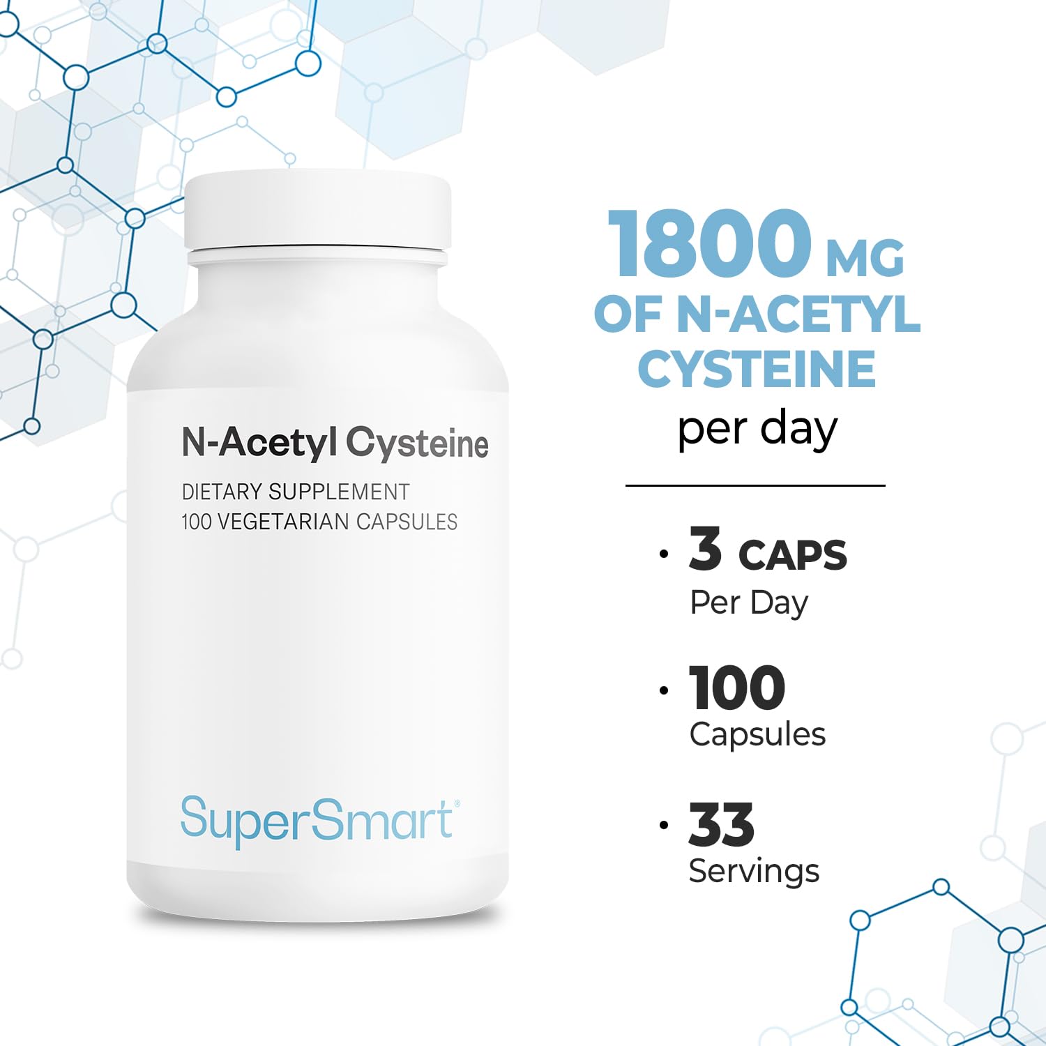glutathione precursor cysteine Amazon.com: Supersmart - NAC N-Acetyl Cysteine 1800 mg Per Day - Amino  Acids - Antioxiddants & Anti Aging Supplement - Glutathione Precursor |  Non-GMO & Gluten Free