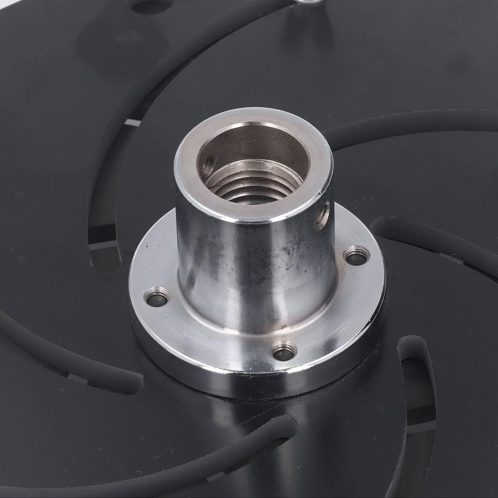 Uchwyt Longworth ze Stopu Aluminium, M33 Czarny Uchwyt Longworth ze Stopu Aluminium Odśrodkowy Uchwyt Tokarski Uchwyt Tokarski z Wydrążonym Uchwytem Stolarskim, Akcesoria (300 mm)