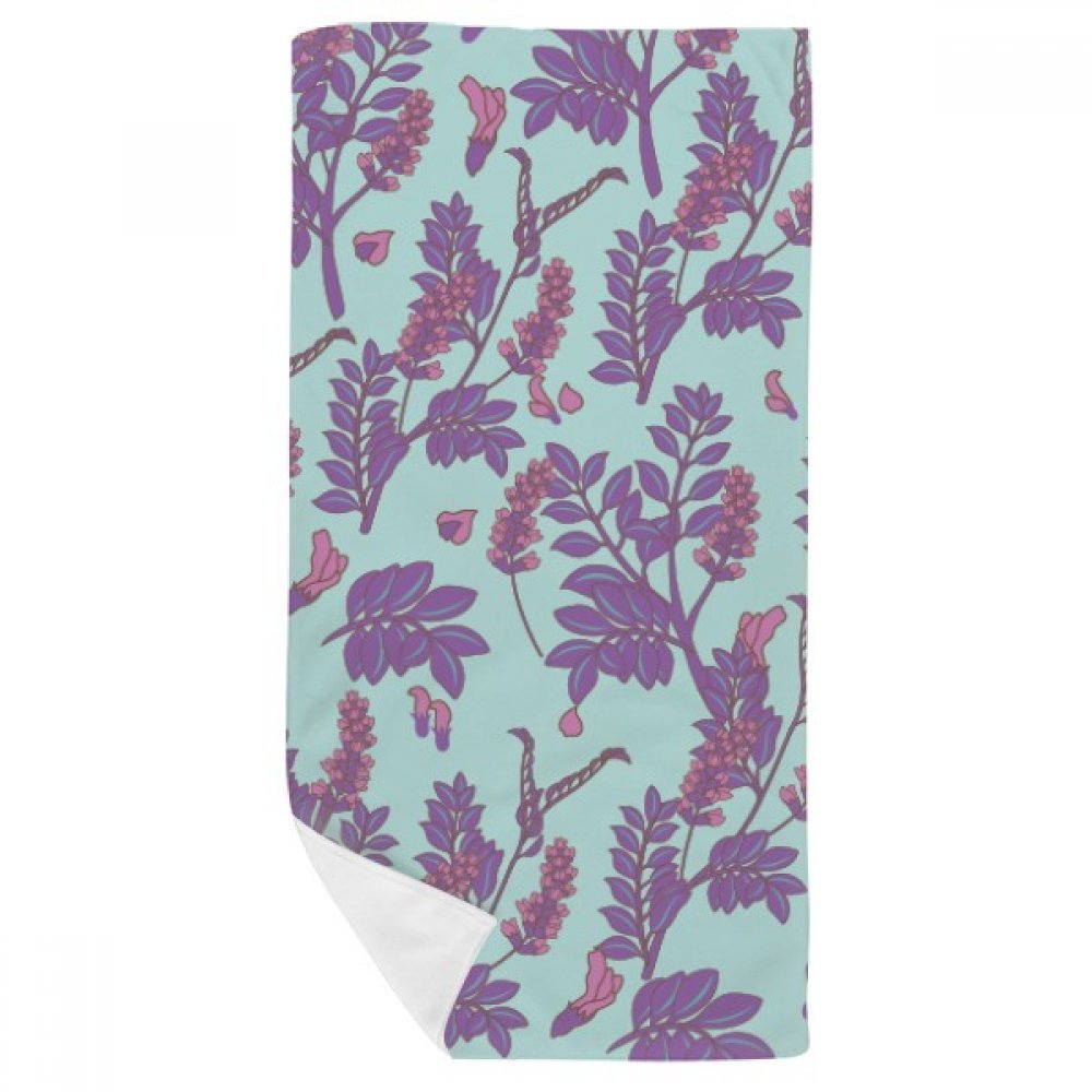Serviette de bain lavande absorbante contre la peau sensible