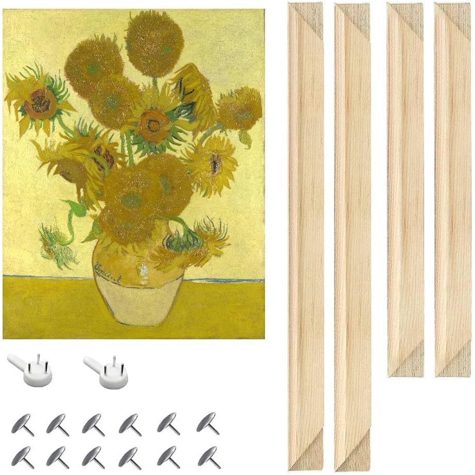 Doofiary DIY Canvas Stretcher Bars 18x22 Inch Canvas Frame Kit for Oil Paintings Prints Paint by Numbers & Posters