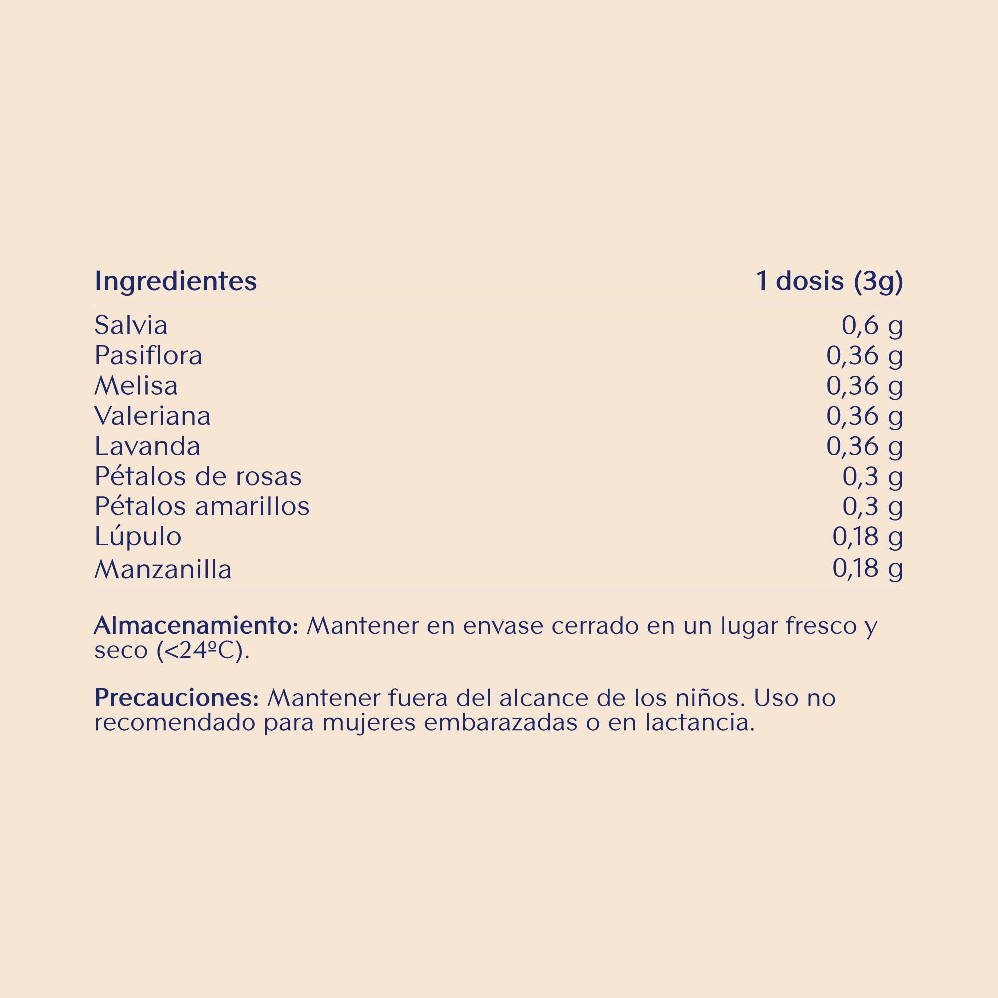 Menopausia - Calma Domma | Infusión herbal para calmar los sofocos nocturnos de la Menopausia y el insomnio - con Valeriana, Salvia, Pasiflora, Caléndula - Sin Gluten y Vegano | 80 gr