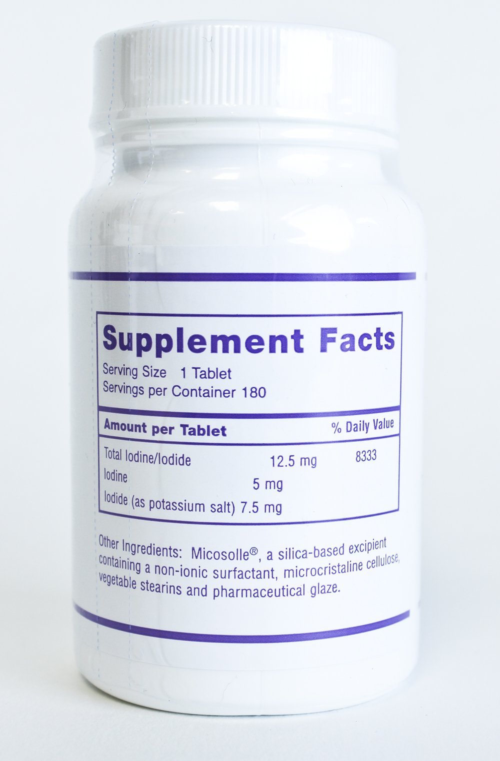Iodoral, 180 Tablets - Optimox Corporación