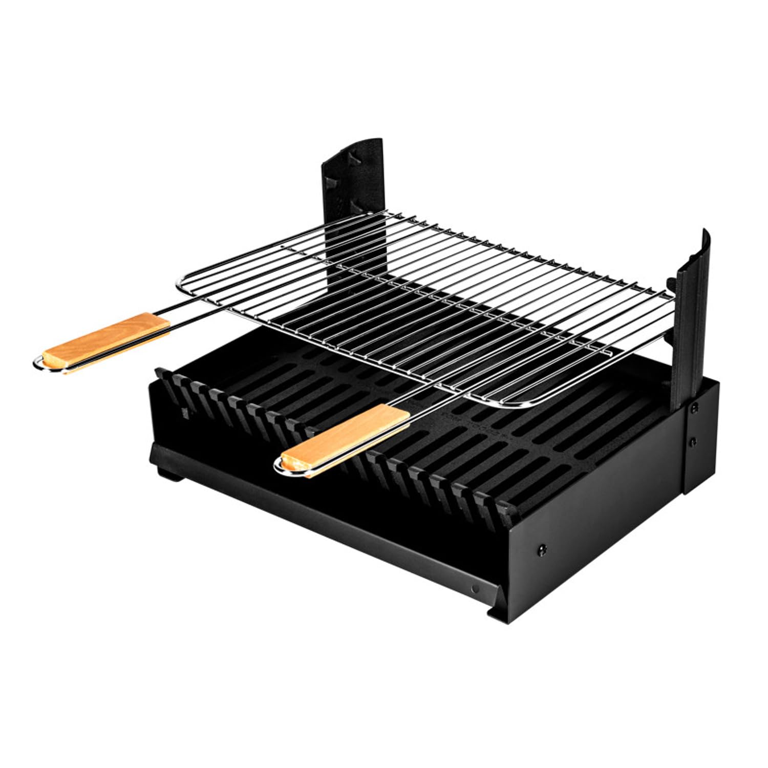 Happy Garden Barbecue au Charbon de Bois réglable en 3 hauteurs GRILLOIR
