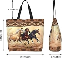 Vista 4 de Bolsa de mano para mujer, bolsa de playa grande, reutilizable, bolsa de comestibles, bolsa de hombro casual, bolsa de mano para compras, viajes