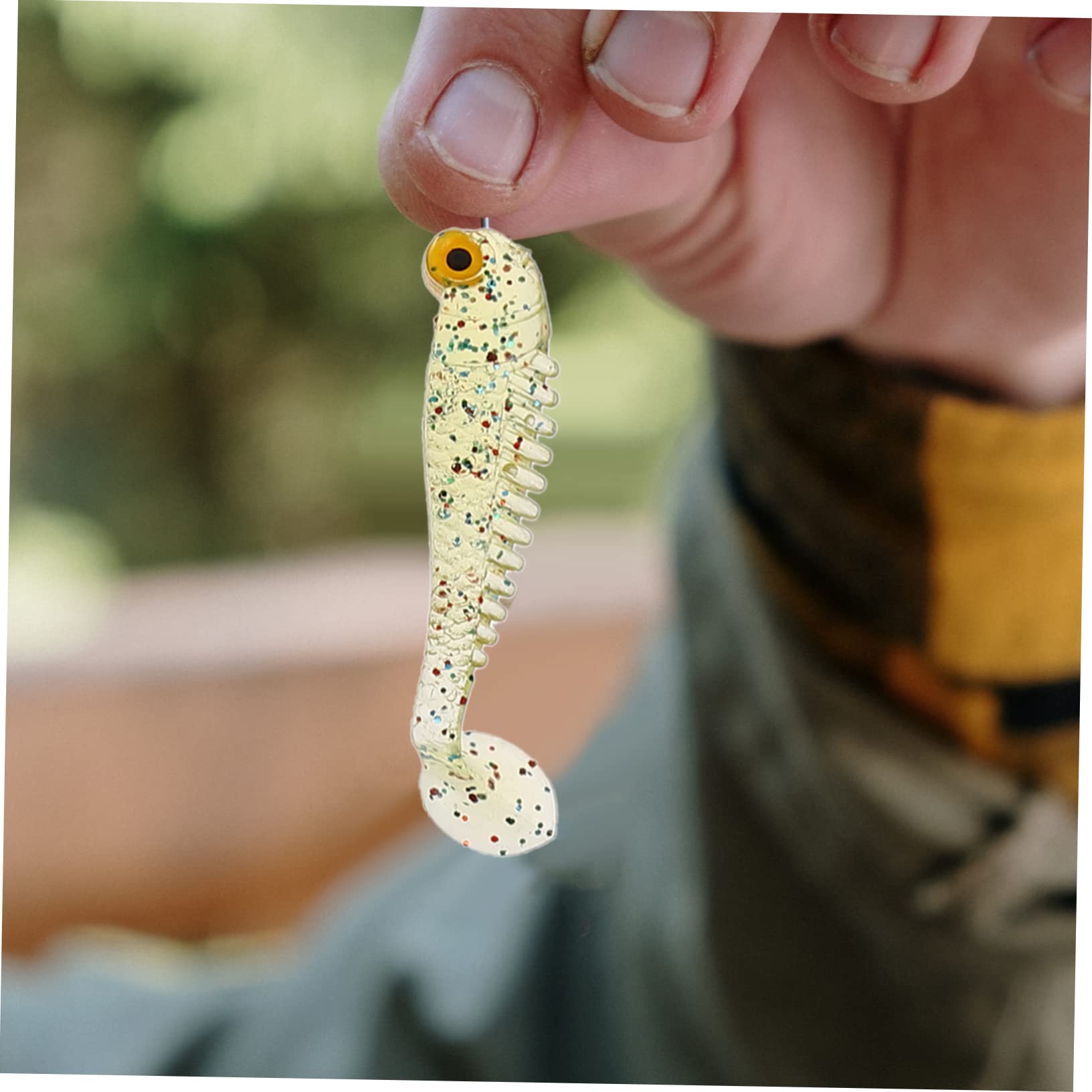 VANZACK Leurre Souple de Simulation appât pour Bar appât à manivelle appât Souple Caisse Rangement Caisse de Rangement leurres de pêche en Plastique leurres de pêche Souples PVC