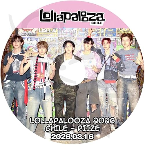 K-POP DVD A RIIZE Lollapalooza 2026 CHILE 2026.03.16 ���{�ꎚ���Ȃ� KPOP DVD [���s�A���i]