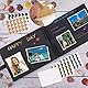 Fotoecken 10 Blätter Selbstklebend Ecken für DIY Scrapbook, Bilderalbum, Persönliches Tagebuch, Milchprodukte 5 Farben 240 Stück