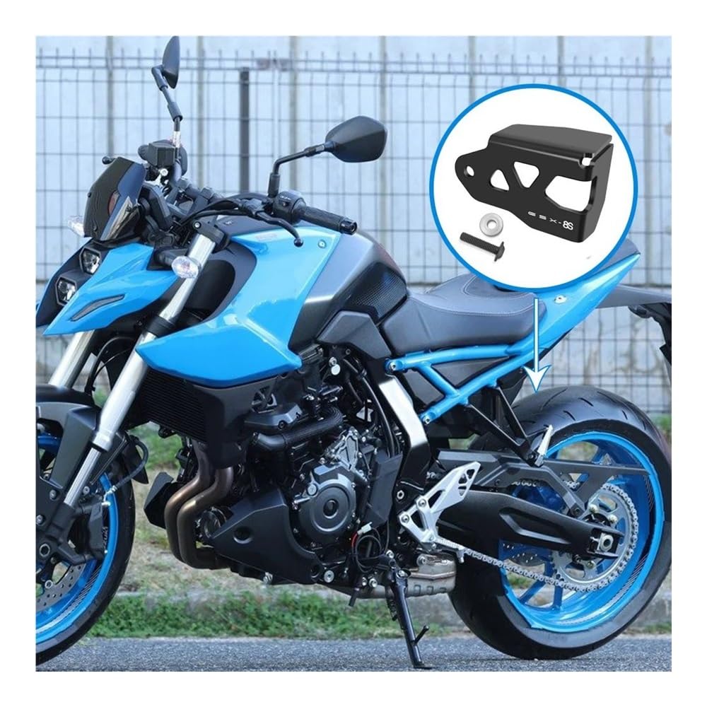 Réservoir Liquide Frein Protecteur Couvercle De Protection du Maître-Cylindre De Frein Arrière Moto Couvercle Protection pour Bidon D'huile pour GSX-8S GSX-8R GSX-S1000GT 2023