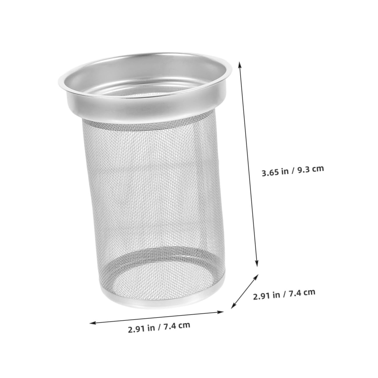 Infuseur à Thé En Acier Inoxydable 7,4x6,7 Cm Passoire Filtre Métal Maille Fine Pour Thé En Vrac Usage Domestique Infusion Et Tisane