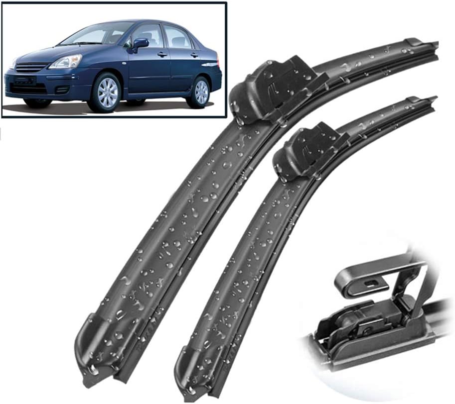HKPKYK For Suzuki Liana 2001-2007, Wiper Front Wiper Blades Windshield Windscreen Front Window 22"+19"