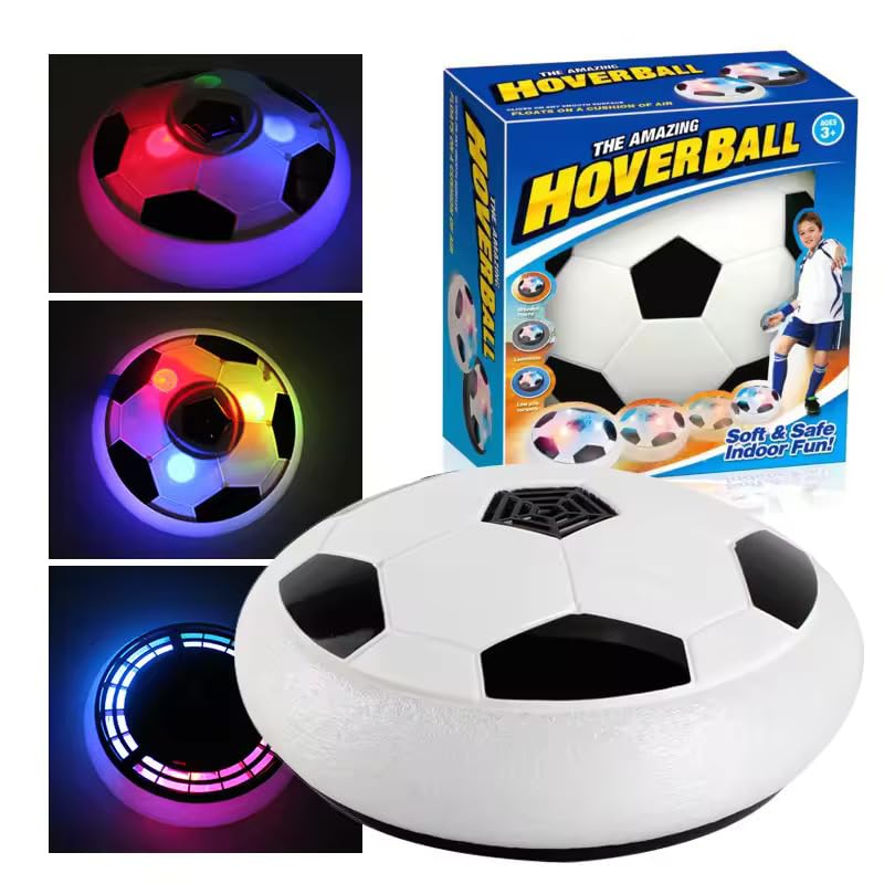 BLUE FEATHER SPORTS Rechargeable Hover Football | Air Football Smart | Indoor Floating Soccer Toy for Boys & Kids | Home Fun Boredom Buster | Made in India (Color Assorted) (B0DB7MYSM3) Amazon Price History, Amazon Price Tracker