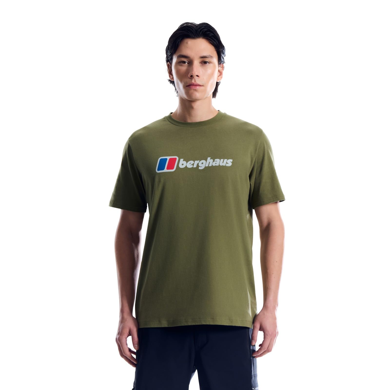 Berghaus Class XL-Logo T-Shirt - Green - Men's - Size L - 100% Cotton