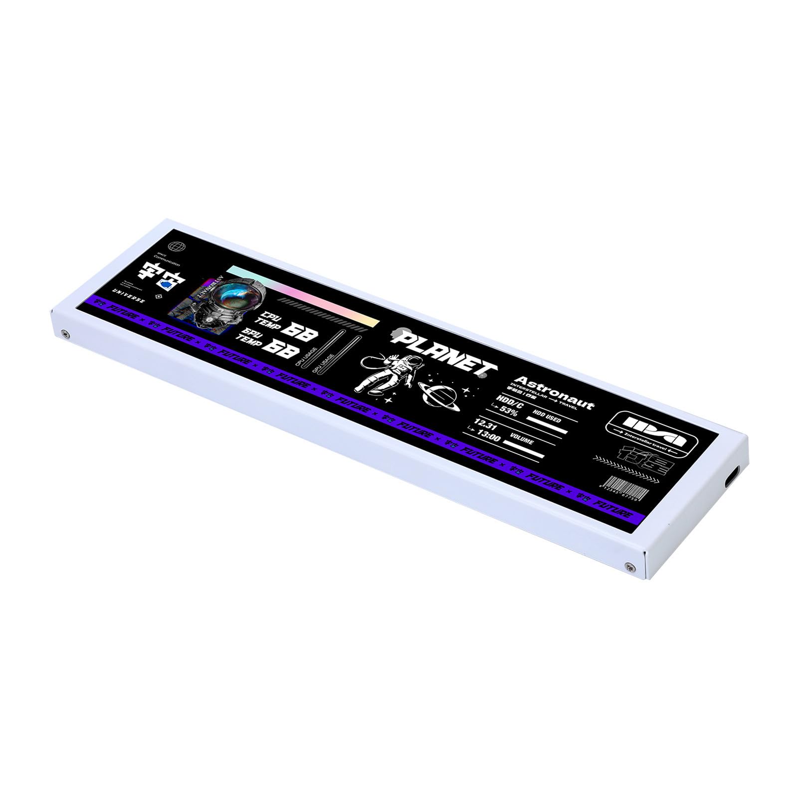 9.2Inch USB secondario schermo tocca il monitor dello schermo per con la porta di editor visivo in tempo reale con la porta dell'editor visivo in tempo reale