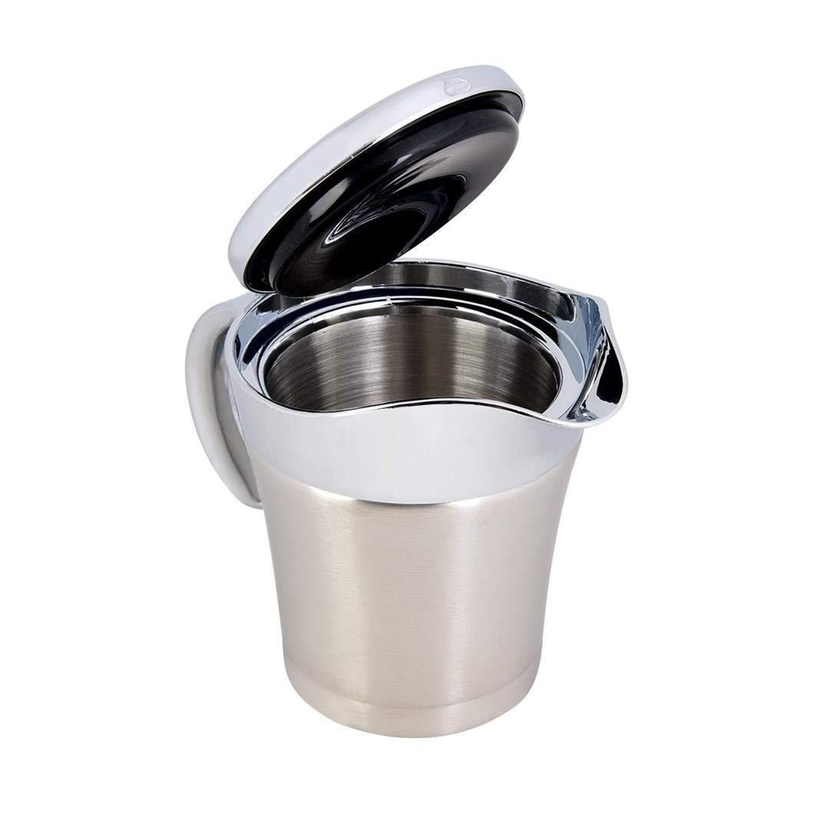 Pichet de service de restaurant double paroi en inox durable