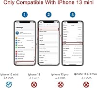 Vista 2 de Reemplazo de cristal trasero OEM para iPhone 13 mini 5.4 pulgadas (verde) con kit de herramientas de reparación