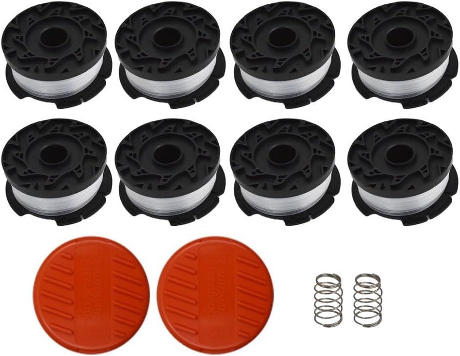 8PK For Black and Decker AF-100-3ZP Line String Trimmer Spool 30ft .065"