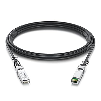 0.3m/0.98ft 10G Direct Attach Copper Cable, SFP+ Passive Twinax DAC Cable for Cisco SFP-H10GB-CU30CM, Ubiquiti, Arista, D-Link, Huawei, Intel, Meraki, Mikrotik, Netgear, TP-Link etc.