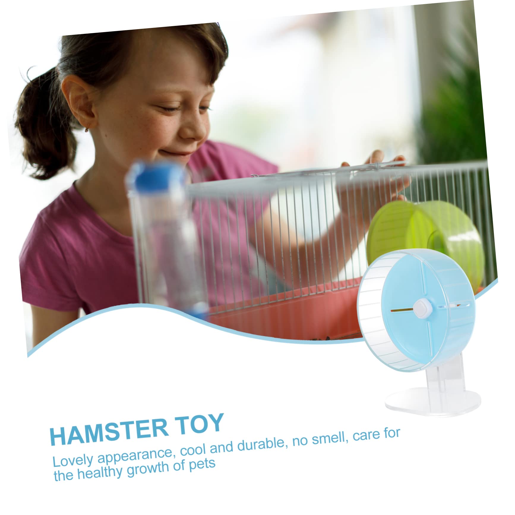 Abaodam Roue De Course pour Hamster Roue Exercice Silencieuse Jouet De Course pour Petits Animaux