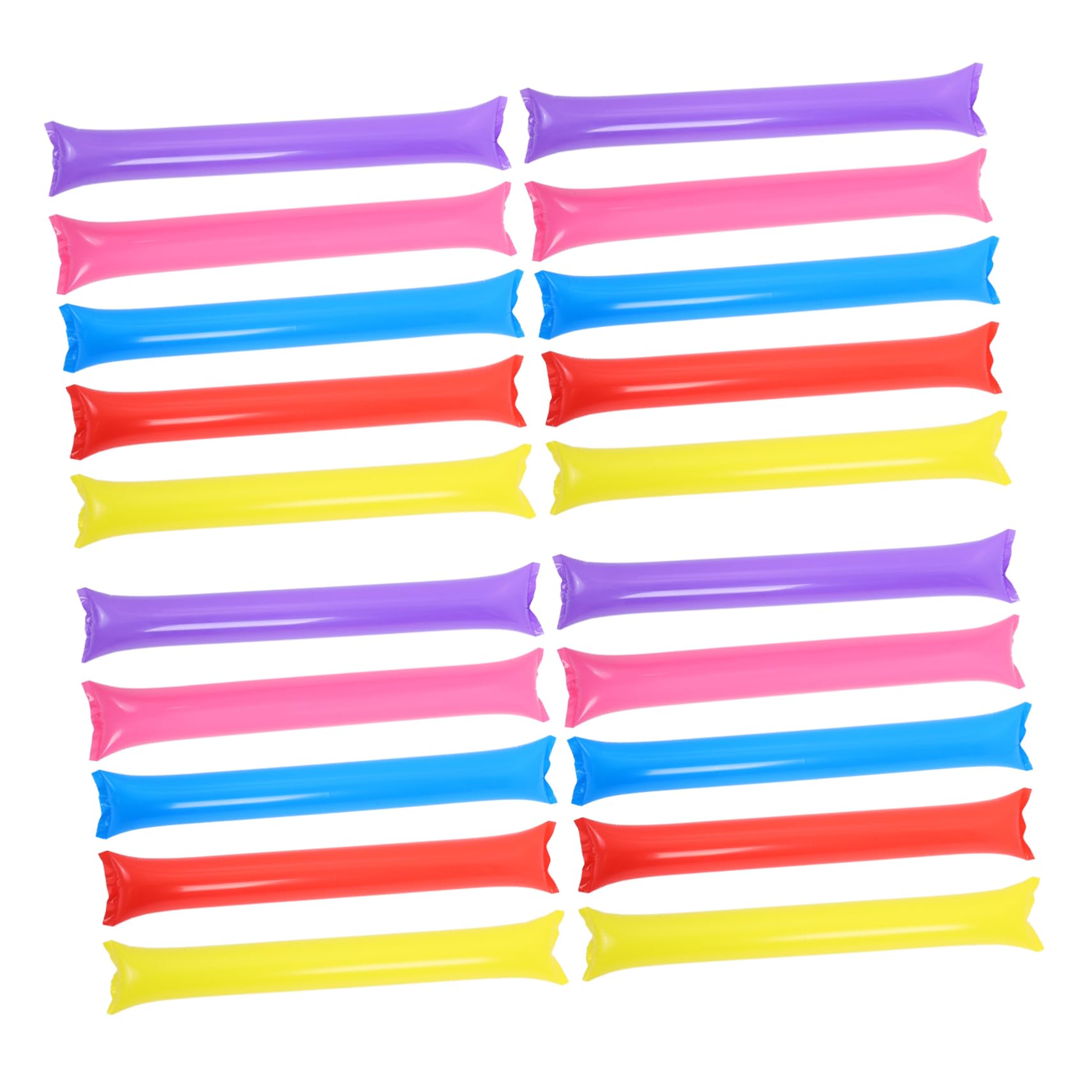 UKCOCO 30Pcs Inflatable Thunder Sticks Cheer Sticks Noisemakers for Sporting Events Birthday Parties Weddings and Celebrations Easy to Inflate Loud Sound