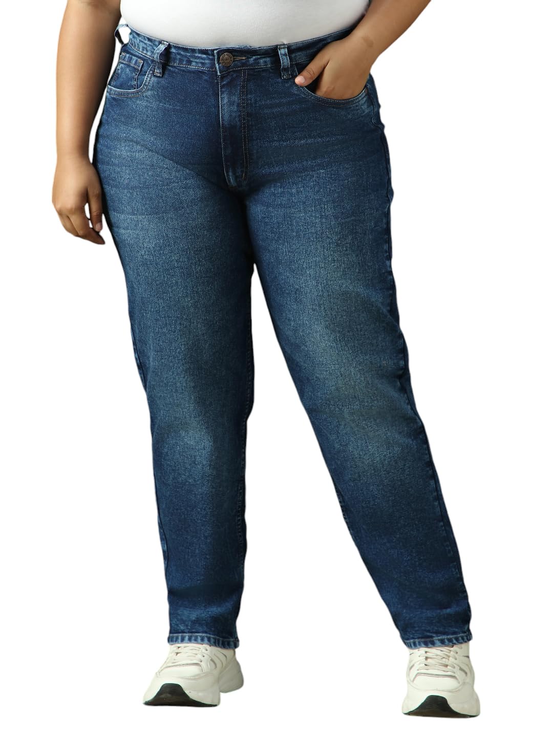 high star clothing High Star Women Washed Cotton Mom Fit High- Rise Jeans 49-picture-35
