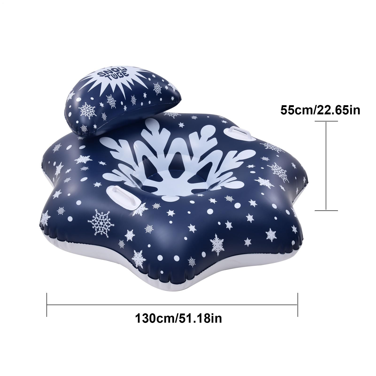 Inflatable Sledge, Winter Outdoor Component, Durable Ski Accessory Supply