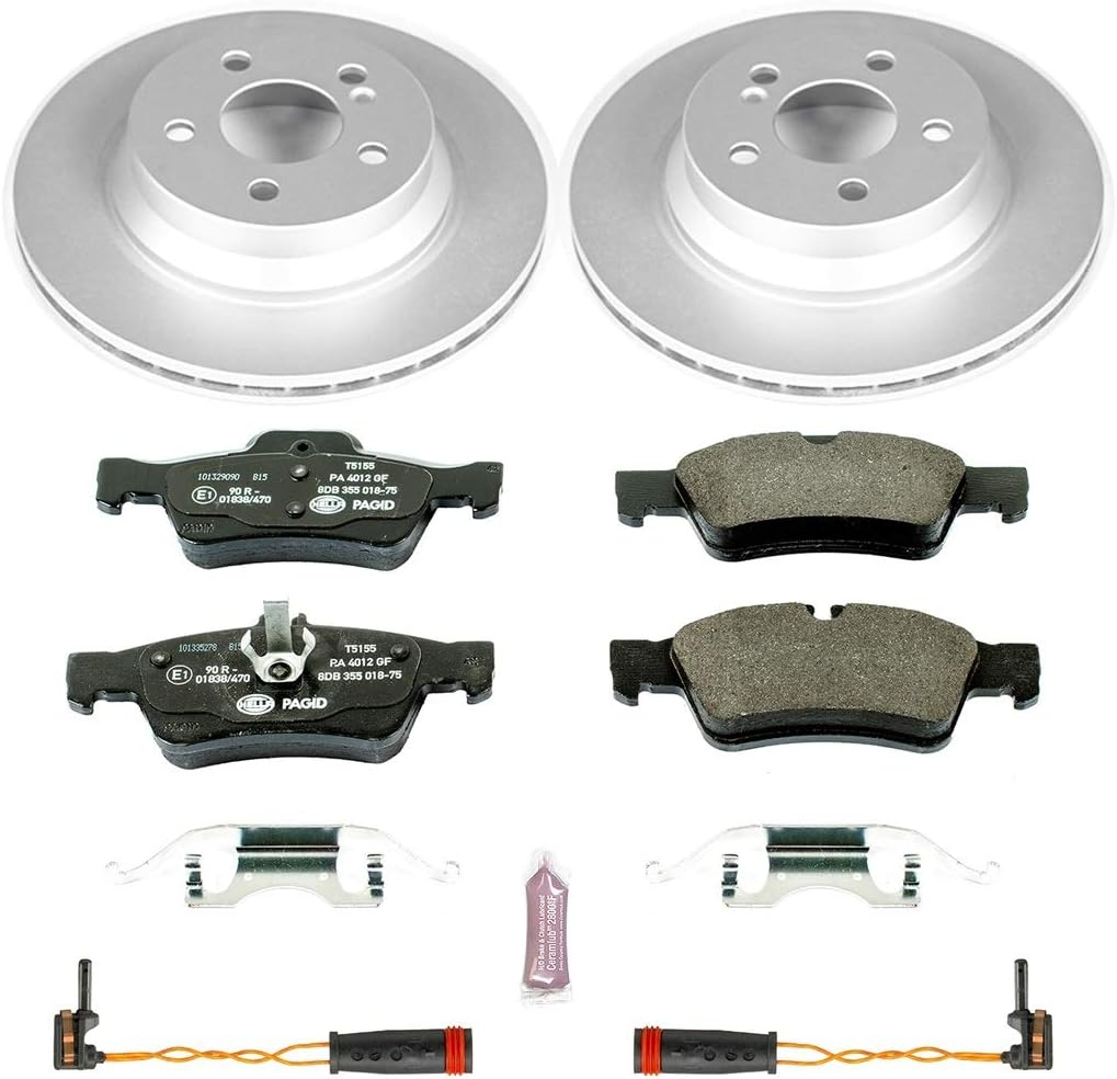 Power Stop ESK5322 Rear Euro-Stop Brake Kit Mercedes