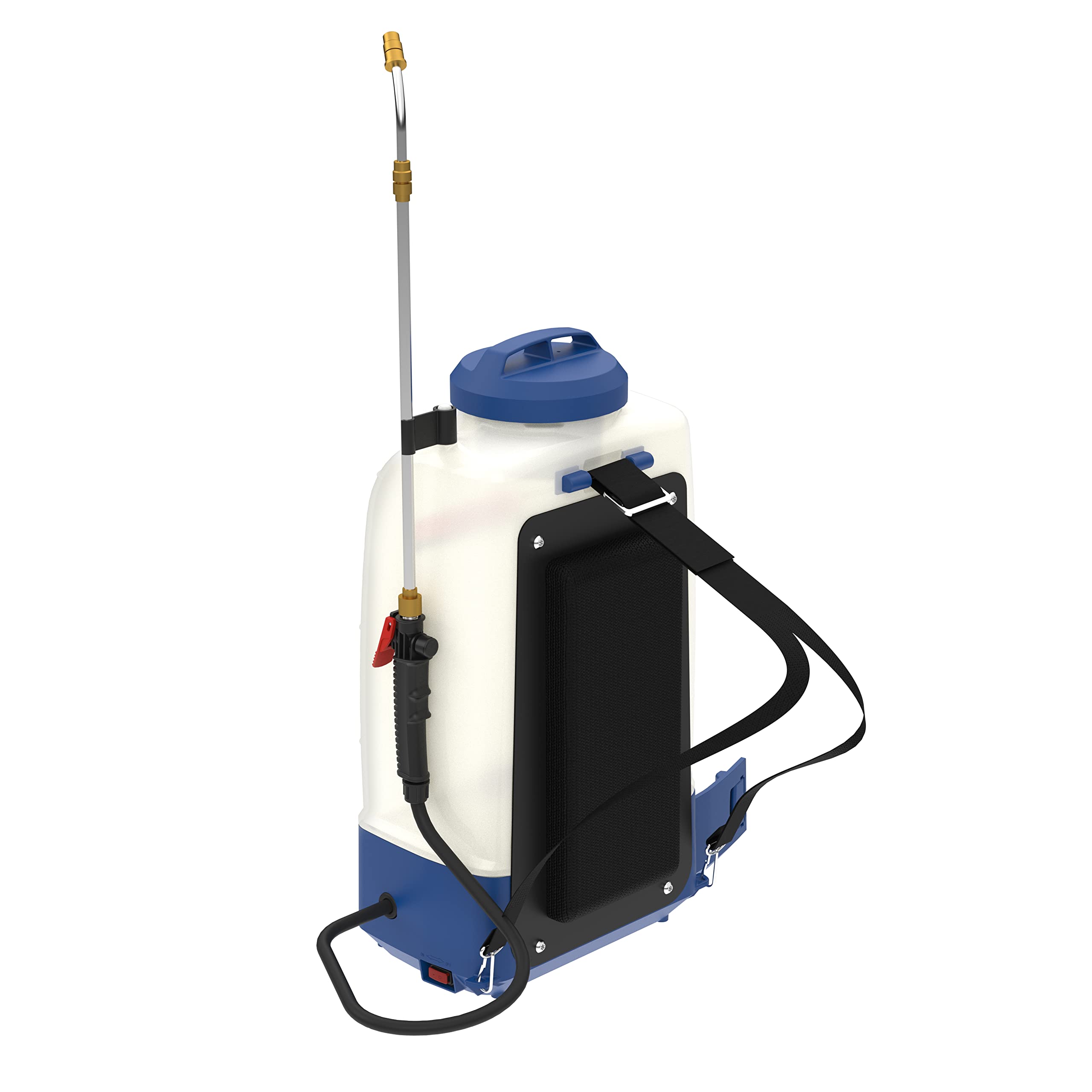 Güde Pulverizador Trasero con batería SG 18-0 R (depósito de 18 V, depósito de 15 l, Lanza telescópica de 600 – 1000 mm de Aluminio, Correa de Transporte, Boquilla de latón Ajustable para Chorro