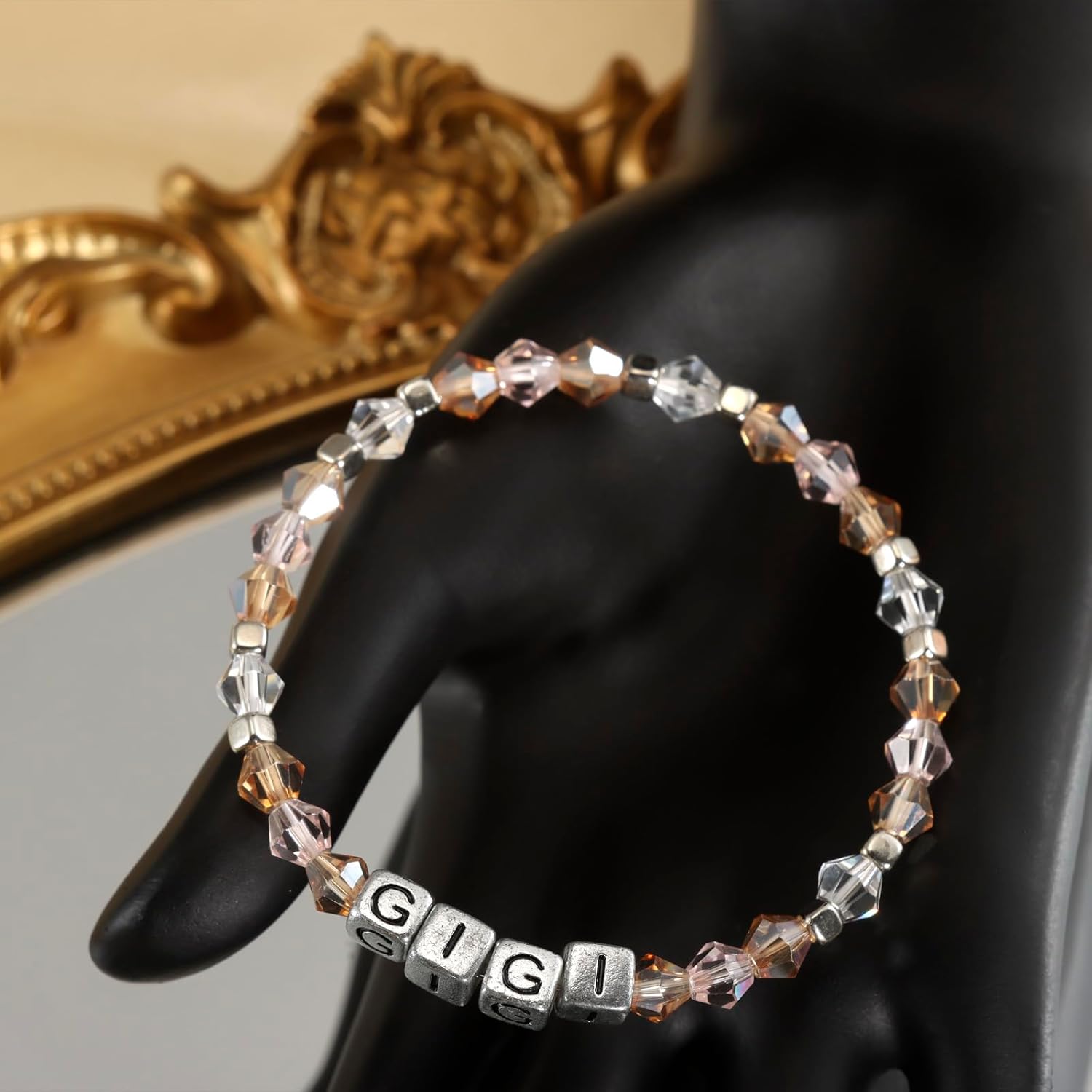 Kivosliviz Gigi Gifts for Women Jewelry Grandson Grandchildren Mothers Day Gigi Bracelet for Grandma - Image 6