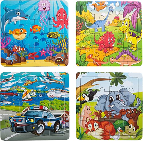 Image of Chocozone Pack of 12 Jigsaw Puzzles (16pc Puzzle) Birthday Gifts for Kids Return Gifts for Birthday for Boys & Girls