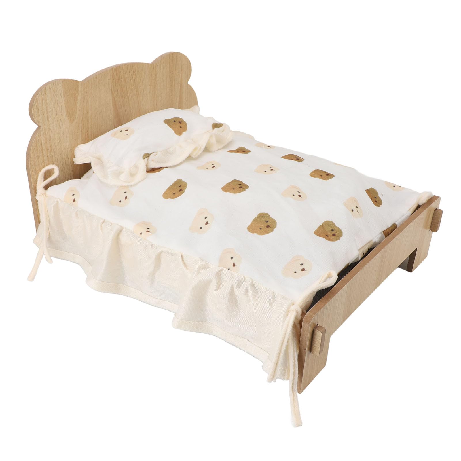 Acouto Struttura per Letto a Castello per Cani Letto a Castello per Cani Grande con Struttura in Legno, Lettino Rialzato per e Gatti, Cuscino Rimovibile e Fodera per il Massimo Comfort