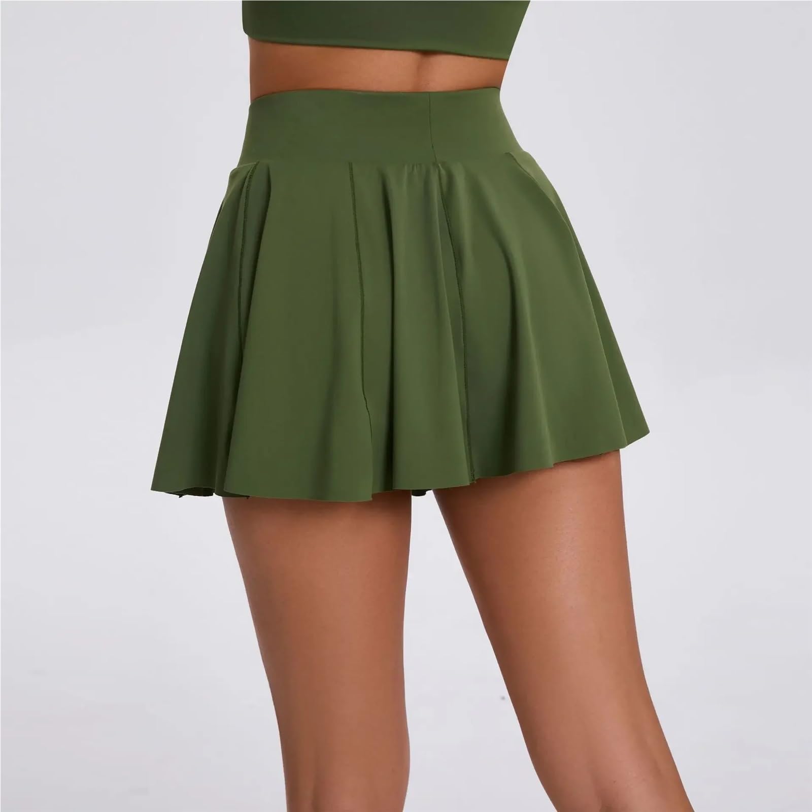 Falda pantalón de Tenis Cintura Alta for Mujer Nailon y Spandex