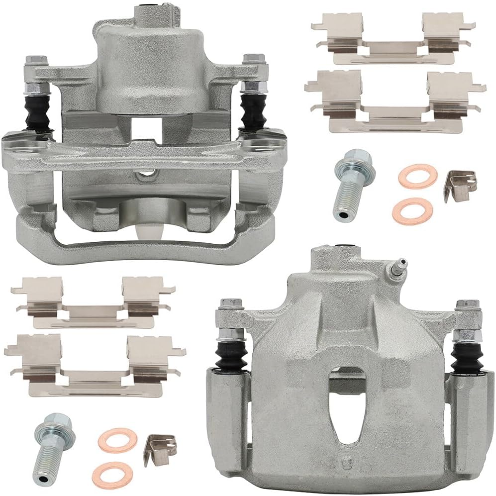 Disc Brake Caliper Assembly ANPART 19B2714 19B2715 w/Bracket Front Left & Right Sets of 2 Compatible For Toyota Avalon,For Toyota For Camry,For Toyota For Sienna,For Toyota Solara