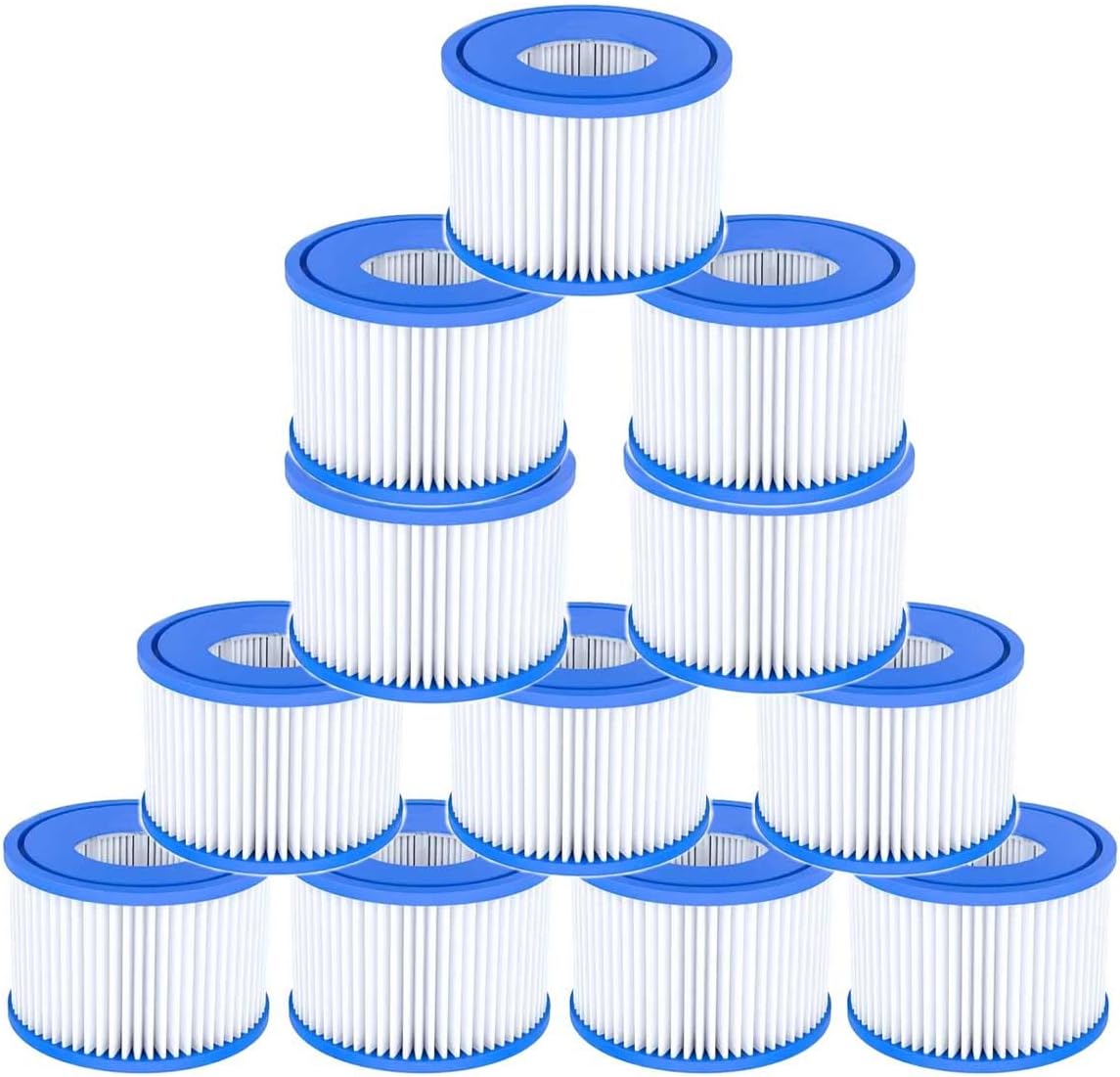 VI Filter Replacement - Compatible with Models 60311E, 90424E, 90352E, 58323E, 58324, Inflatable Hot Tubs - Heavy-Duty Spa & Pool Filter with Easy Installation