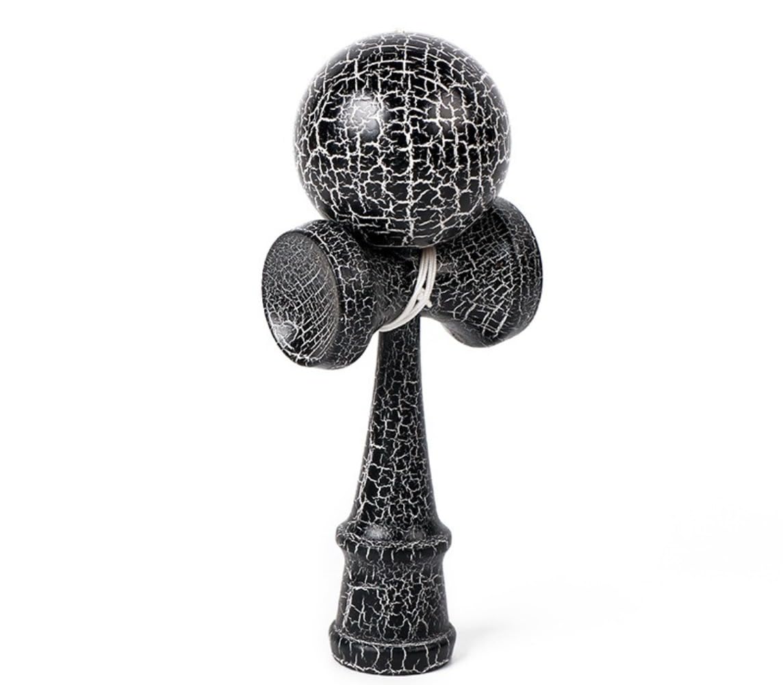 Kendama Japanese Wooden Skill Toy Professional Competition 6.3in Wood