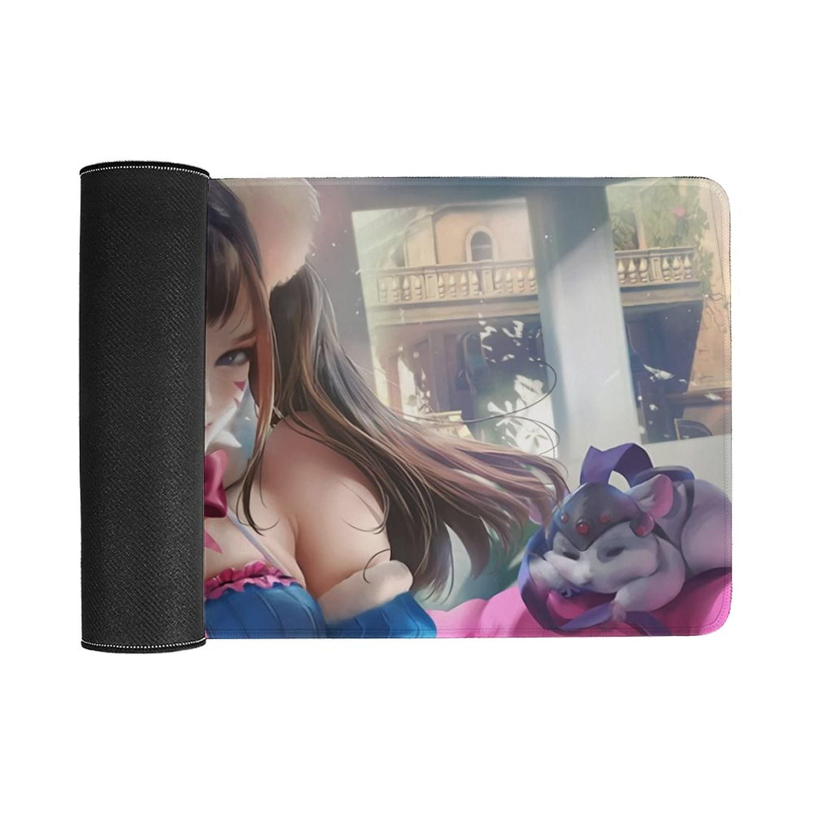 Amazon.co.jp: デスクマット オーバーウォッチ DVA 兎 下着 大型【ゴム