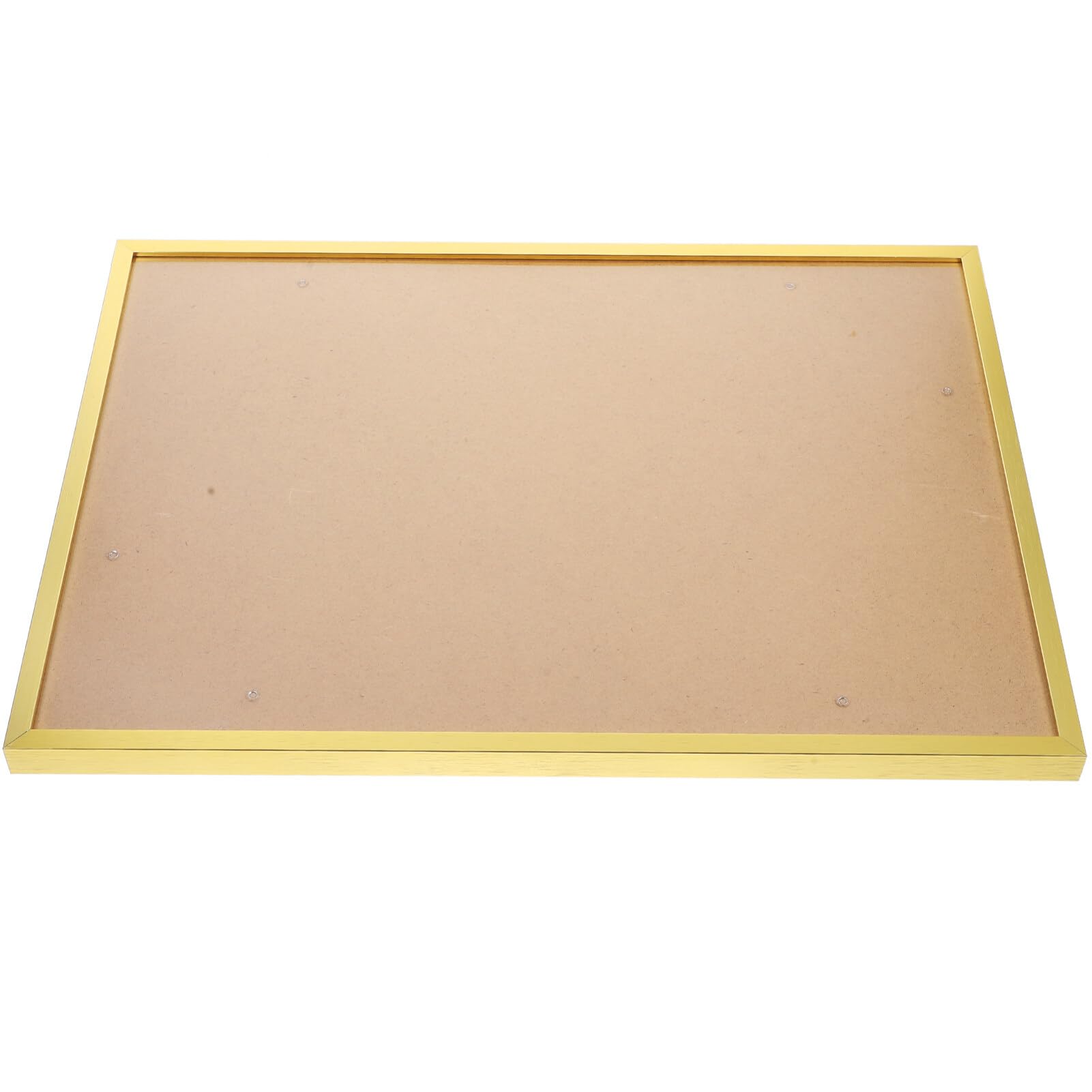 Unomor Aluminum Alloy Photo Frame Certificate Holder for Wall Desk Display Versatile Award Stand for Posters and Pictures Elegant Light Gold Finish