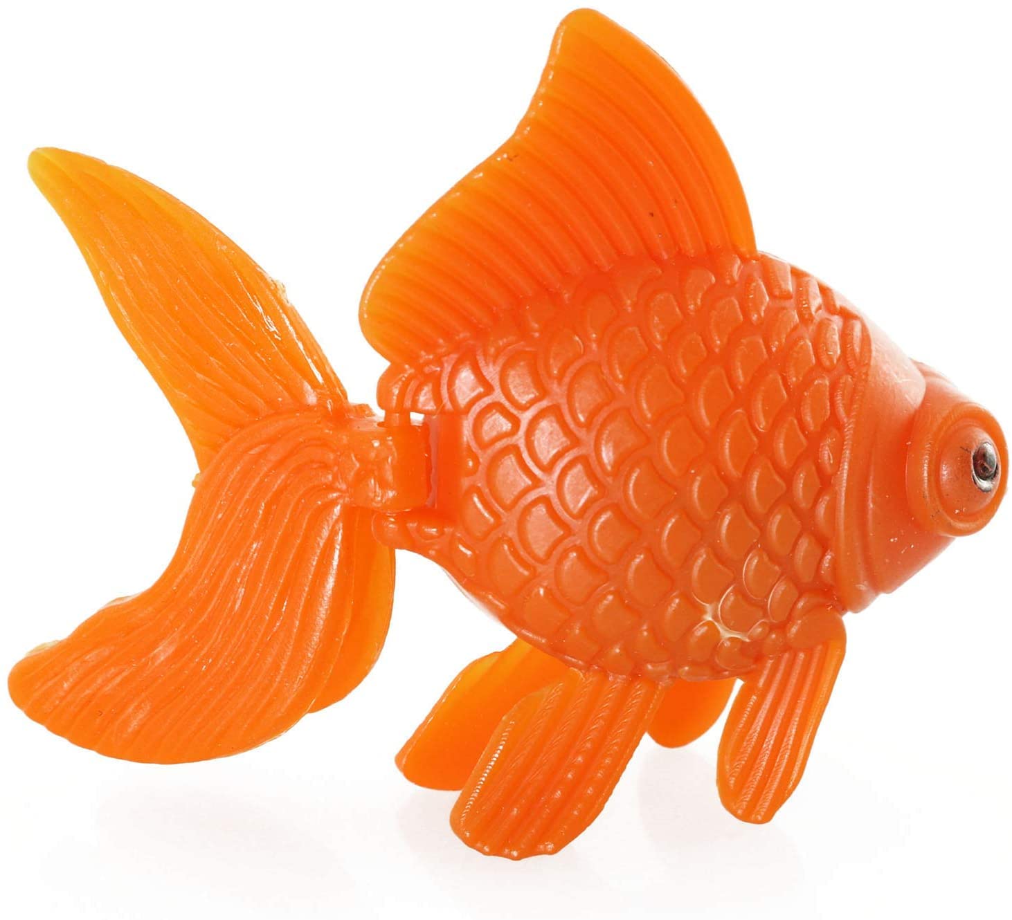 Snapklik.com : Plastic Gold Fish - 10PCS, 2 Inch Orange Artificial ...