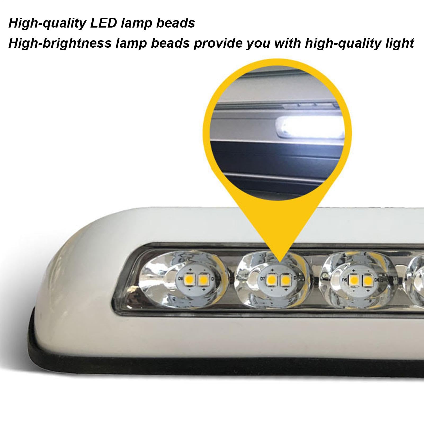 Luce LED per portico per , luci a LED per tettoie, da patio, luce di ricambio a LED per esterni, per viaggi, campeggio