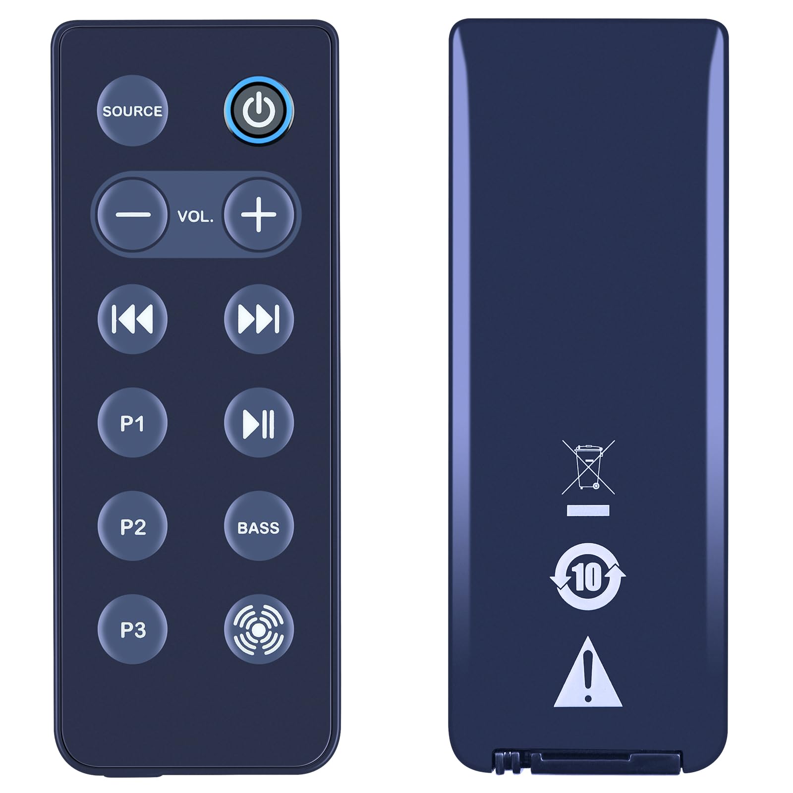 Télécommande compatible Altec Lansing IM413 pour remplacer votre boîtier perdu - 8