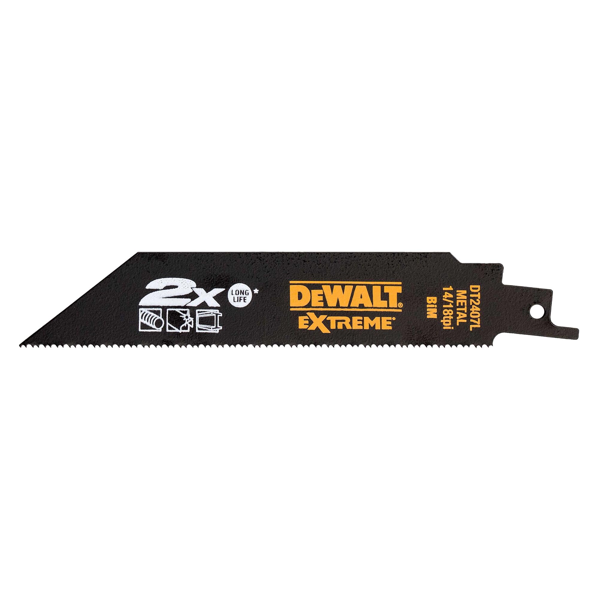 DEWALT DT2441L-QZ - Juego de 12 Hojas para Sierra Sable 2 x DT 2307L, 2 x DT 2308L, 1 x DT 2408L, 2 x DT 2300L, 2 x DT 2301L, 1 x DT 2407L, 2 x DT 2315L, Con Estuche de Almacenamiento