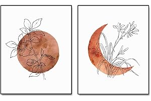 Divine Terracotta Sun and Moon Wall Decor - A Celestial Symphony for Your Abode