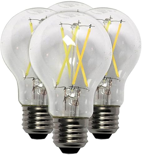 Sylvania 49827 - LED8A19DIMCL95013YTLRP4 16/CS 4/SKU Victorian Style Antique Fil