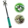 Stainless Steel Weeder 2026 New Weeder Premium Carbon Steel Silicone Handle Garden Tool 5/6/11 Teeth Options for Garden Lawn Yard Weeder for Digging Weeding Loosening 6 Teeth