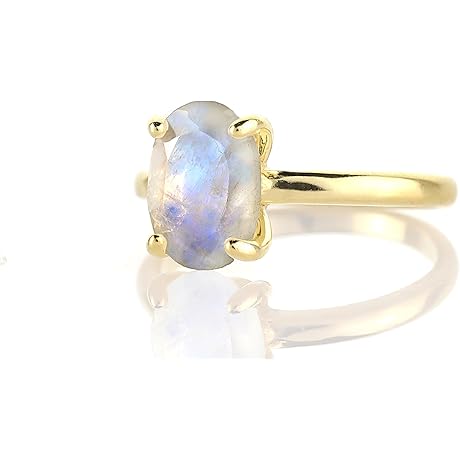 Intricate Moonstone Gold Ring: Adorn Yourself with Enchanting Elegance